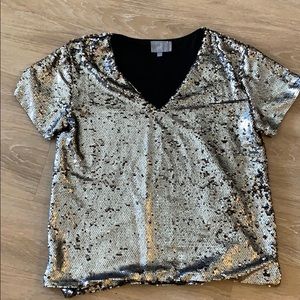 Fun silver sequined too from anthropologie!